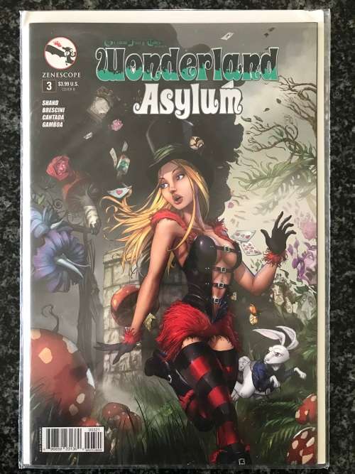 Wonderland Asylum #3 (NM - 2014) Chris Ehnot Variant Zenescope Entertainment
