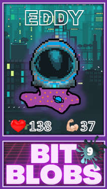 Eddy (Epic) - Bit Blobs Series 2 by Kambas - NFT Original Art