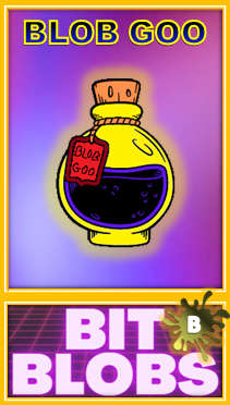 Blob Goo - Bit Blobs Blending Agent by Kambas - NFT Original Art