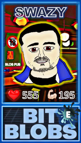 Sober Swazy (Exclusive) - Bit Blobs Series 4 by Kambas - NFT Original Art