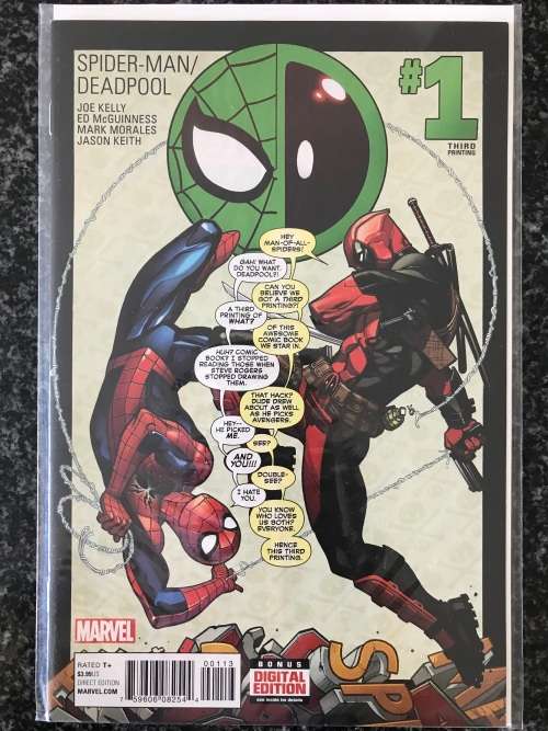 Spider-Man Deadpool #1 (NM - 2016) 3rd Printing Marvel Comics