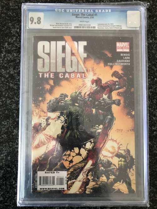 Siege The Cabal #1 (NM - 2010) CGC 9.8 Marvel Comics