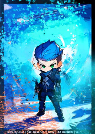 Agent Kael Scene 1 by Venap Games - Motion NFT Original Art