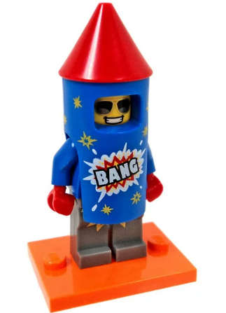 Firework Guy (Series 18) Lego Minifigure