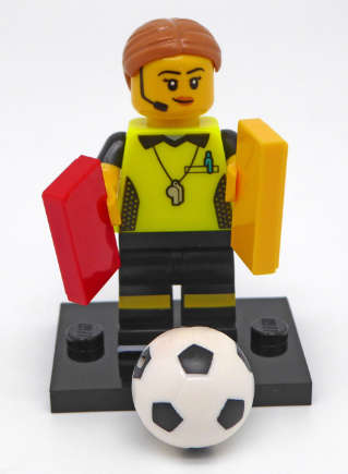 Football Referee (Series 24) Lego Minifigure