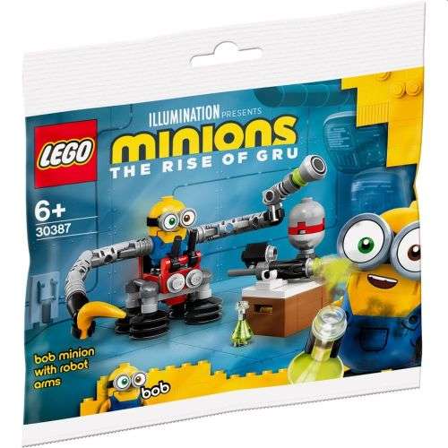 Bob Minion with Robot Arms (30387) Lego Minions The Rise of Gru Sealed Polybag