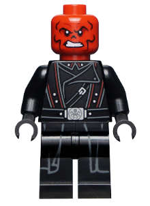 Red Skull Lego Super Heroes Minifigure