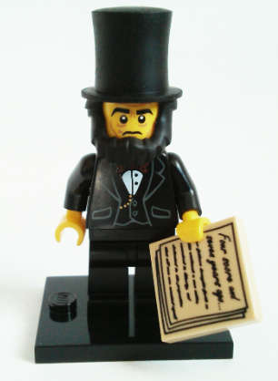 Abraham Lincoln (The Lego Movie Series 1) Lego Minifigure