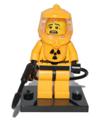 Hazmat Guy (Series 4) Lego Minifigure