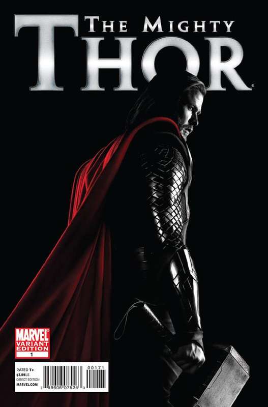 Mighty Thor Movie Variant Cover #1 (Very Rare Issue!)