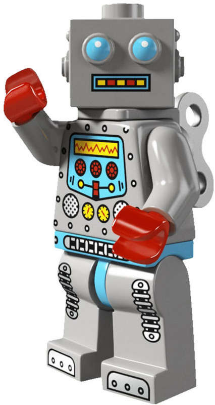 CLOCKWORK ROBOT - LEGO Minifigures - Series 6