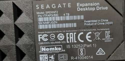 Seagate 4TB USB 3.0 Expansion Drive 3.5 inch
