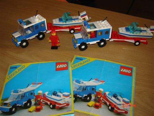 Lego Truck & Boat - Vintage set from 1986