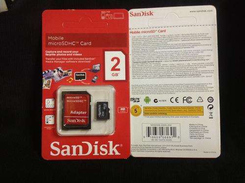 Memmory Card *** Skandisk*** 2 Gb