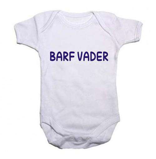 Barf Vader Baby grow