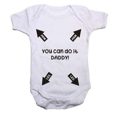 You can do it daddy Baby grow
