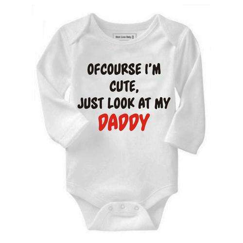 Ofcourse i'm cute, just look at my Daddy baby grow