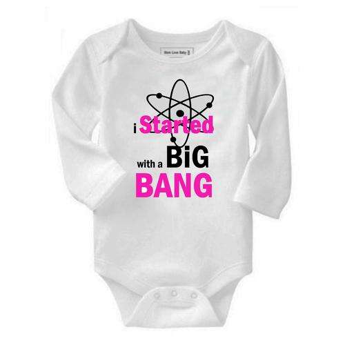 I started with a big bang baby grow