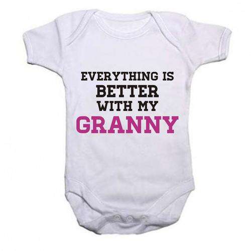 Everything is better with Granny baby grow