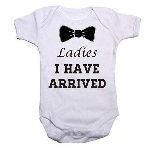 Ladies I have arrived baby grow