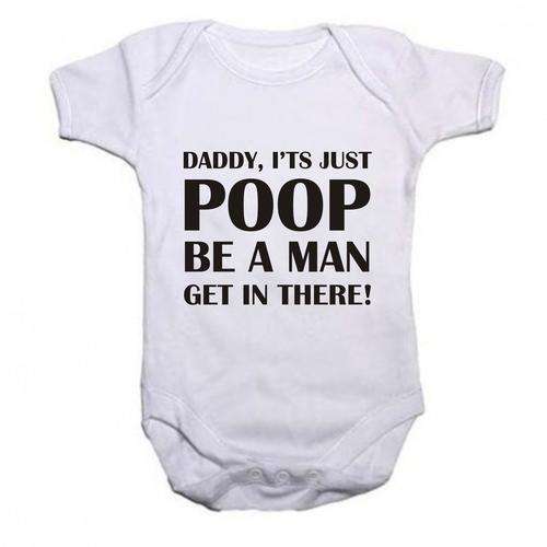 Daddy it's only poop baby grow
