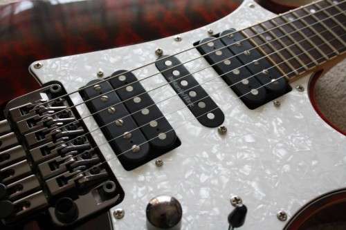 Ibanez RG950 QM Premium Electric Guitar - Red Desert Quilt Maple Top w/ Dimarzio Pickups and Case!!