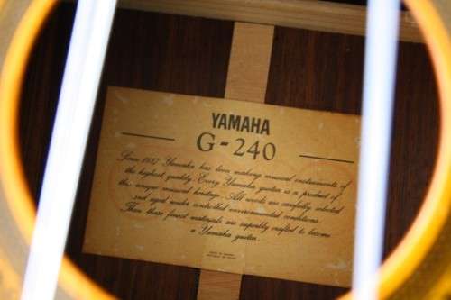 1970's Yamaha G-240 Classical Guitar - Cedar Top, Rosewood Back and Sides with Case!!