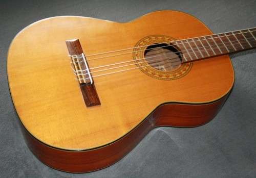 1970's KG.K.K. Classical Guitar - Cedar Top, Mahogany Back and Sides with Case - Made in Japan!