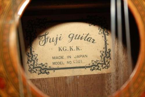 1970's KG.K.K. Classical Guitar - Cedar Top, Mahogany Back and Sides with Case - Made in Japan!