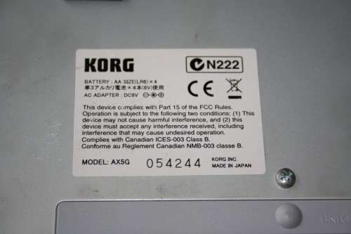 KORG AX5G Toneworks - Multi-Guitar Effects Pedal!!