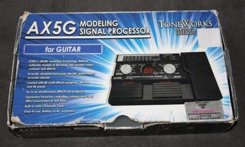 KORG AX5G Toneworks - Multi-Guitar Effects Pedal!!
