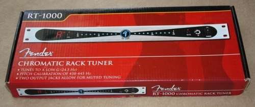 Fender RT-1000 Rack Mount Tuner - for Guitar and Bass - With Original Box!