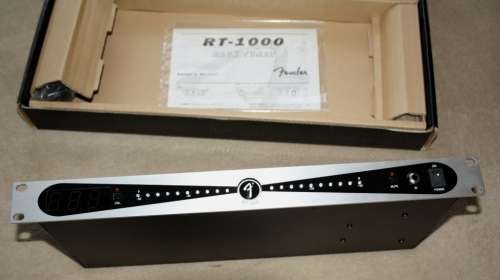 Fender RT-1000 Rack Mount Tuner - for Guitar and Bass - With Original Box!