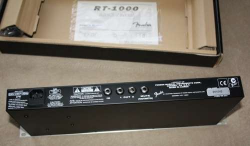 Fender RT-1000 Rack Mount Tuner - for Guitar and Bass - With Original Box!