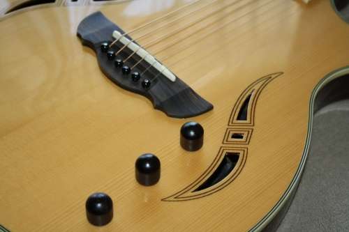 Dreambow Nashville-A Thinline Electro-Acoustic Guitar! - Planet Inlays.. STUNNING!!