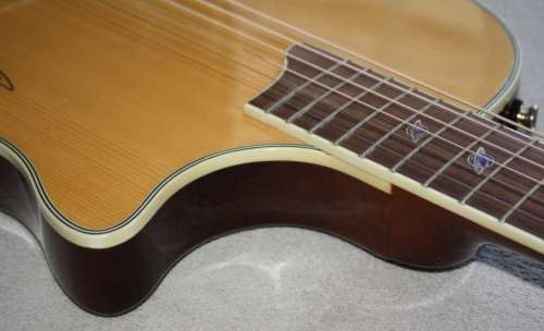 Dreambow Nashville-A Thinline Electro-Acoustic Guitar! - Planet Inlays.. STUNNING!!