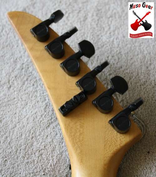 Vintage 80's Kramer Electric Guitar - Strat Shape - Stunning Lime Green Finish - Great Project!! USA