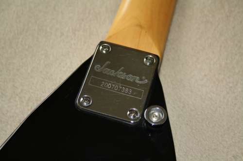 Jackson JS32 Flying V - Electric Guitar (Gloss Black) - Good Condition - Randy Rhodes Style