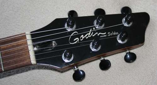Godin Solidac - Electric Guitar - USA Made - RARE - Black Pearl Finish (Built in Acoustic Pickup)!