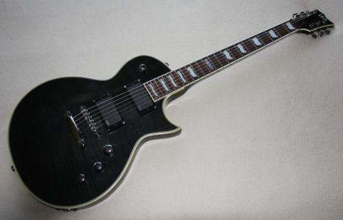 Esp LTD EC-401FM Electric Guitar (Black Flame Maple Top) - EMG 81/85 Pickups - Stunning Guitar!!