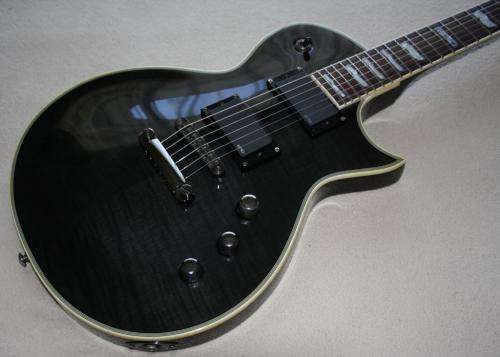 Esp LTD EC-401FM Electric Guitar (Black Flame Maple Top) - EMG 81/85 Pickups - Stunning Guitar!!