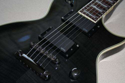 Esp LTD EC-401FM Electric Guitar (Black Flame Maple Top) - EMG 81/85 Pickups - Stunning Guitar!!