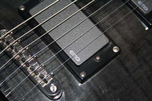 Esp LTD EC-401FM Electric Guitar (Black Flame Maple Top) - EMG 81/85 Pickups - Stunning Guitar!!