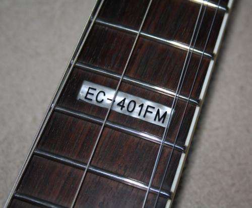 Esp LTD EC-401FM Electric Guitar (Black Flame Maple Top) - EMG 81/85 Pickups - Stunning Guitar!!