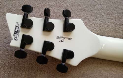 Cort Z-44 Zenox (Ivory White) Electric Guitar - Stunning Wood Body Binding - Excellent Condition!!