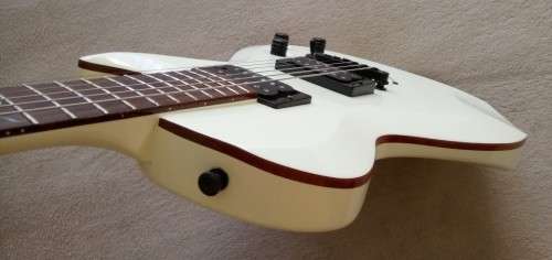 Cort Z-44 Zenox (Ivory White) Electric Guitar - Stunning Wood Body Binding - Excellent Condition!!