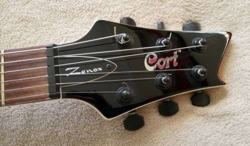 Cort Z-44 Zenox (Ivory White) Electric Guitar - Stunning Wood Body Binding - Excellent Condition!!