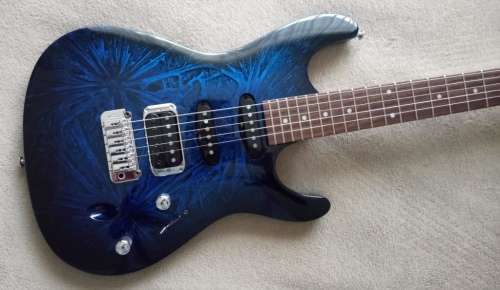 Ibanez SA Series Electric Guitar *Limited Edition* - Marble Blue Finish - Stunning Guitar!!