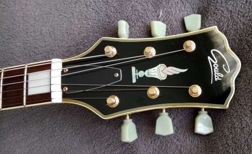 Gould Les Paul (Gloss Black) Electric Guitar - Built by Larry Gould - Excellent Condition!!