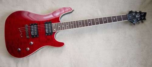 Cort KX1Q Red Flame Maple Top - High Quality Set Neck - Electric Guitar! Korean Made!